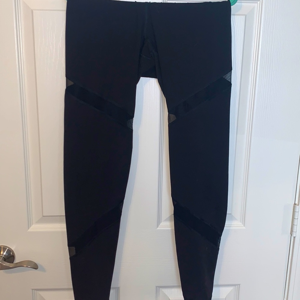 Old Navy Leggings with Mesh Cutouts